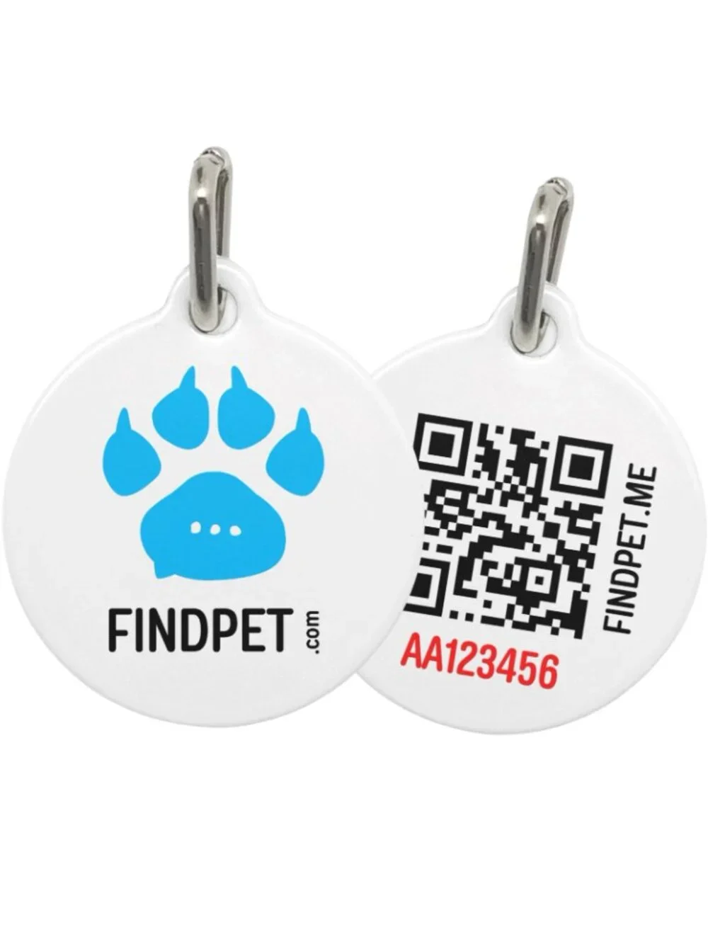 FindPet Wireless Locator Air Tag Comfort ID Collar Small Dog Track Scan Your Pet